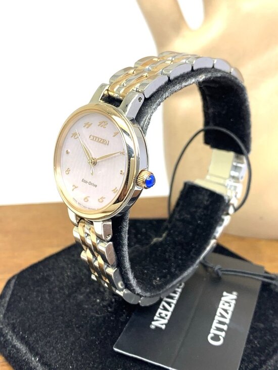 Citizen Women\'s Watch EM0996-84Y Eco Drive Mother of Pearl Dial Rose Gold Steel main image 4